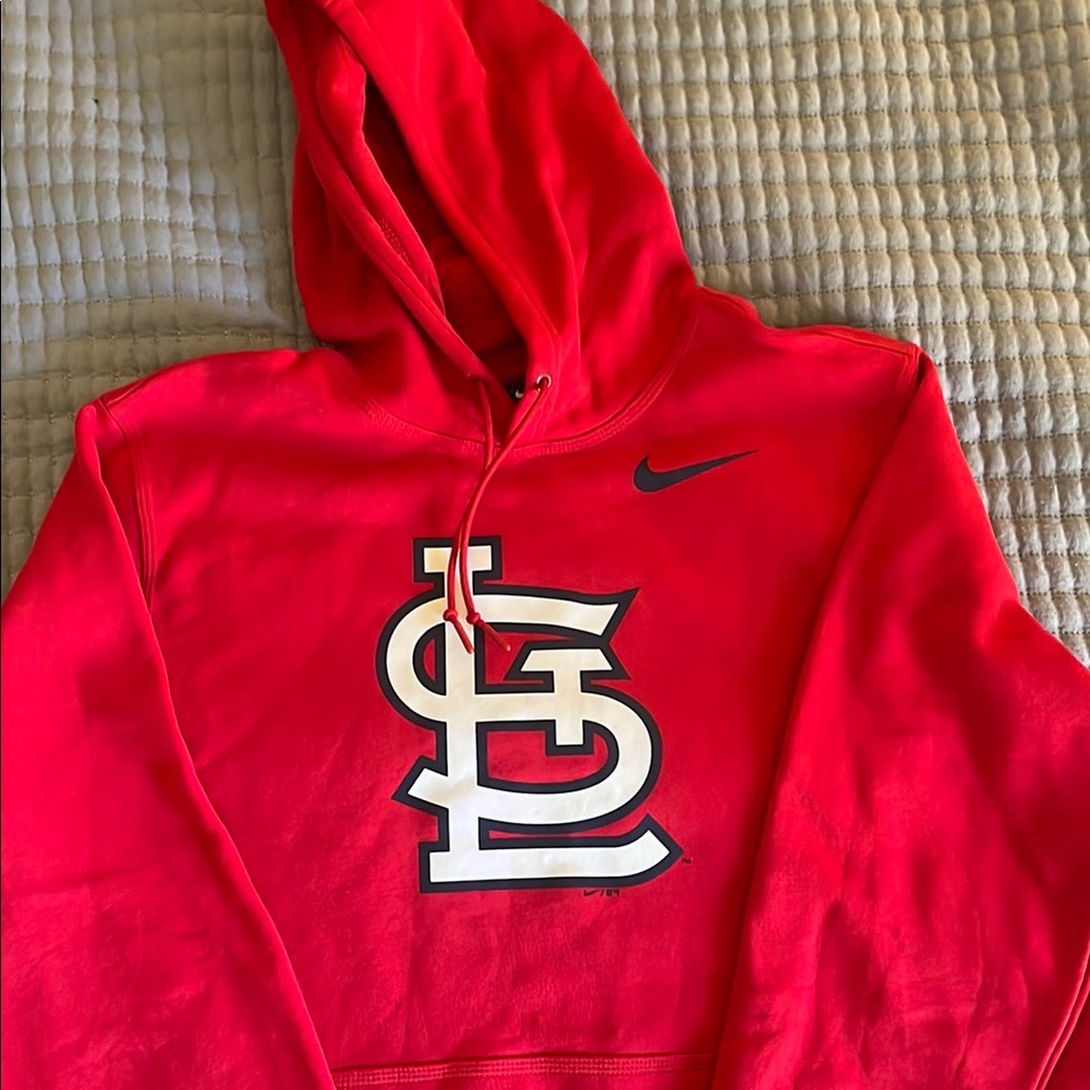 St. Louis Cardinals Nike Red Pullover with Bold Logo